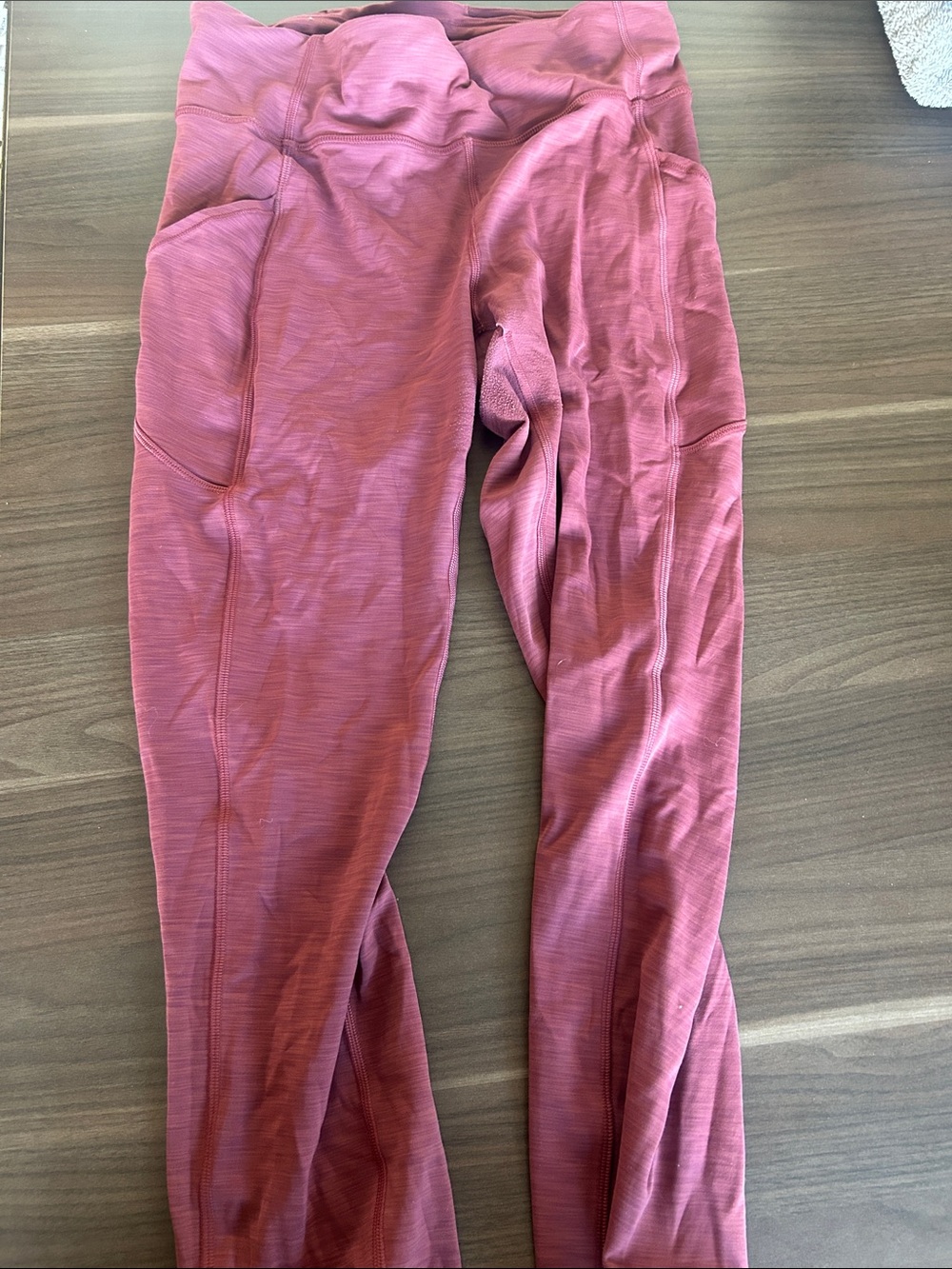 lululemon athletica Maroon High-Rise Leggings
